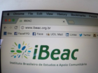 página inicial do site Ibeac
